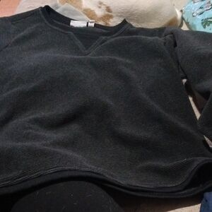 Classic Black Crewneck Sweater for Men